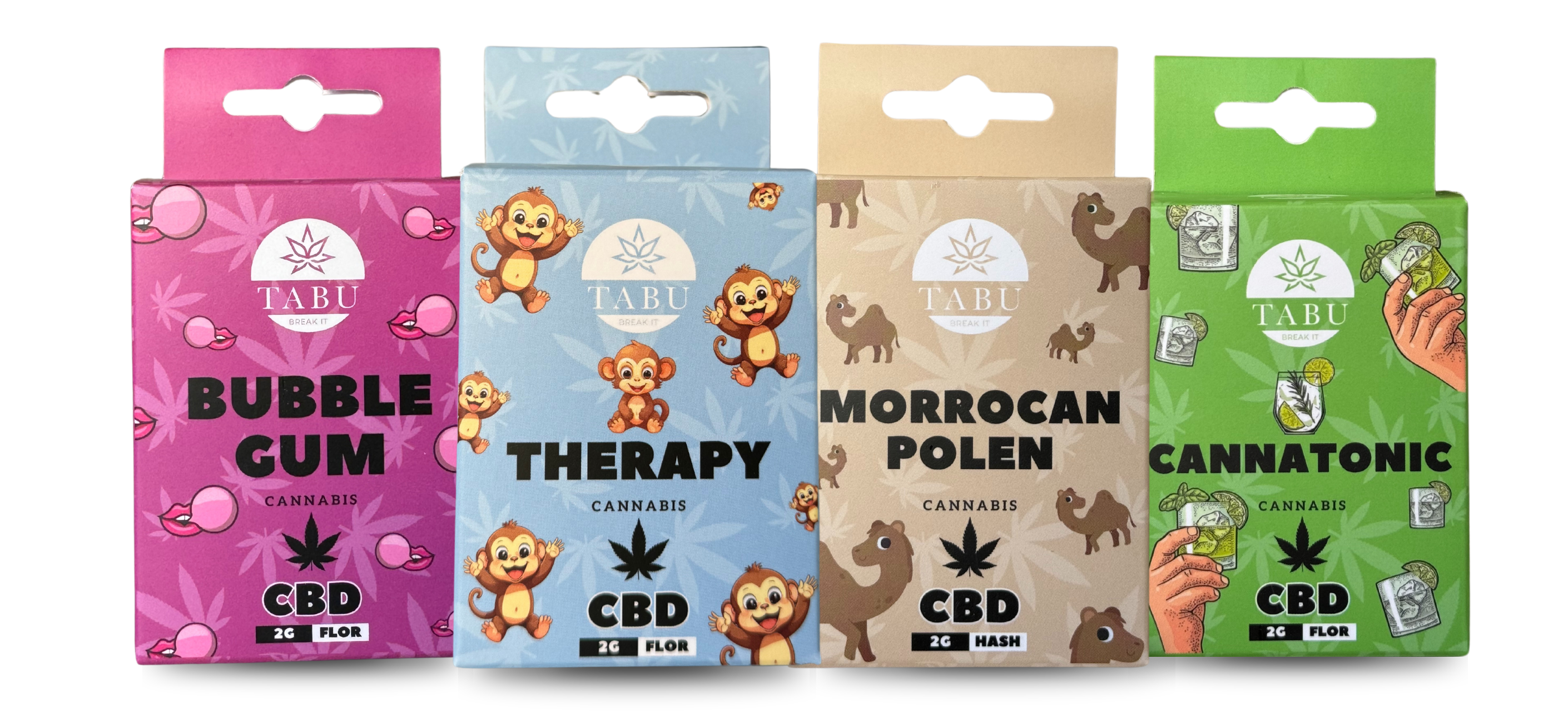 Descobre os Pacotes de CBD 2g Tabu🌿✨ Image