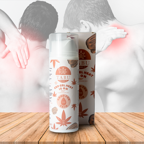 Gel Quente TABU CBD para Dores Musculares 150ml