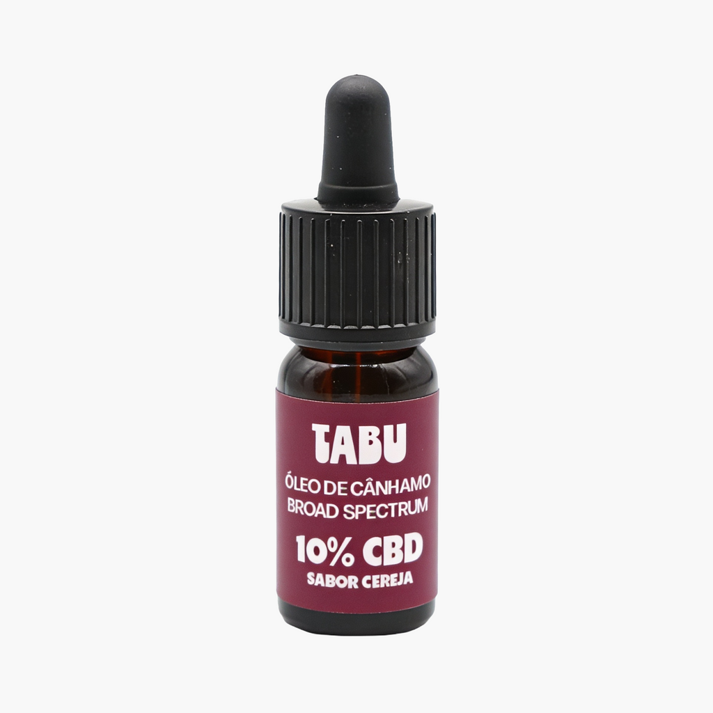 Óleo de cânhamo Broad Spectrum 10% CBD - Sabor Cereja