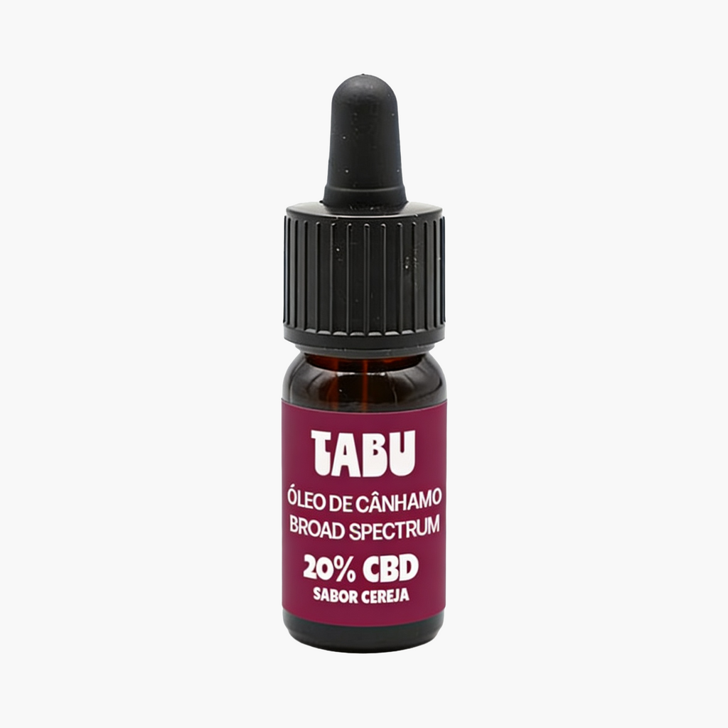 Óleo de cânhamo Broad Spectrum 20% CBD - Sabor Cereja