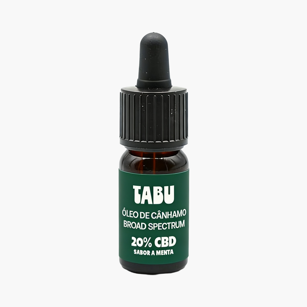 Óleo de cânhamo Broad Spectrum 20% CBD - Sabor a Menta