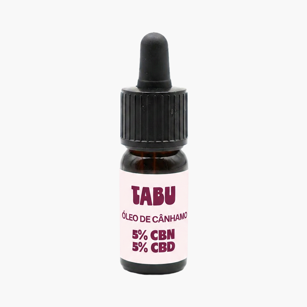 Óleo de cânhamo 5% CBN 5% CBD
