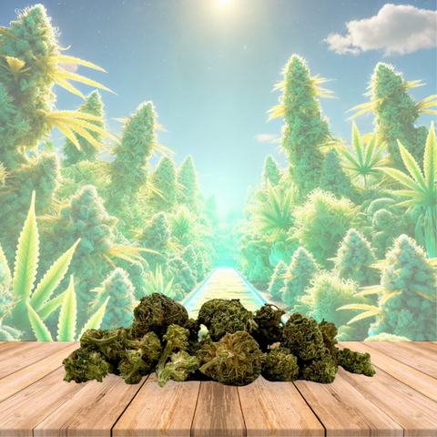 Flor de 10-OH Amnesia 50%, 15 Gramas