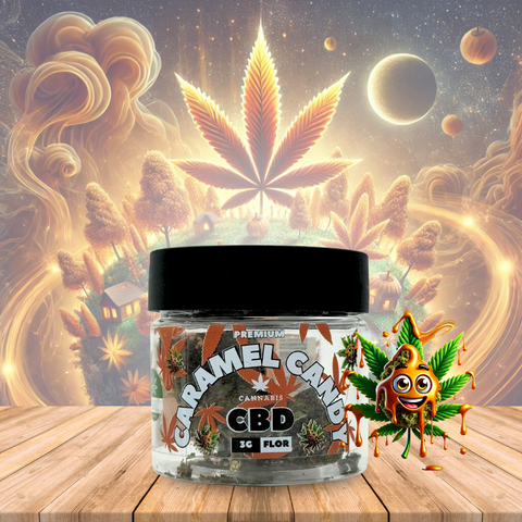 Flor de CBD Caramel Candy Premium, 3g