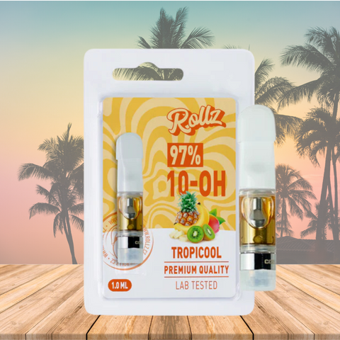 Vape Cartucho/Cartridges de 10-OH 97%, Tropicool, 1ml