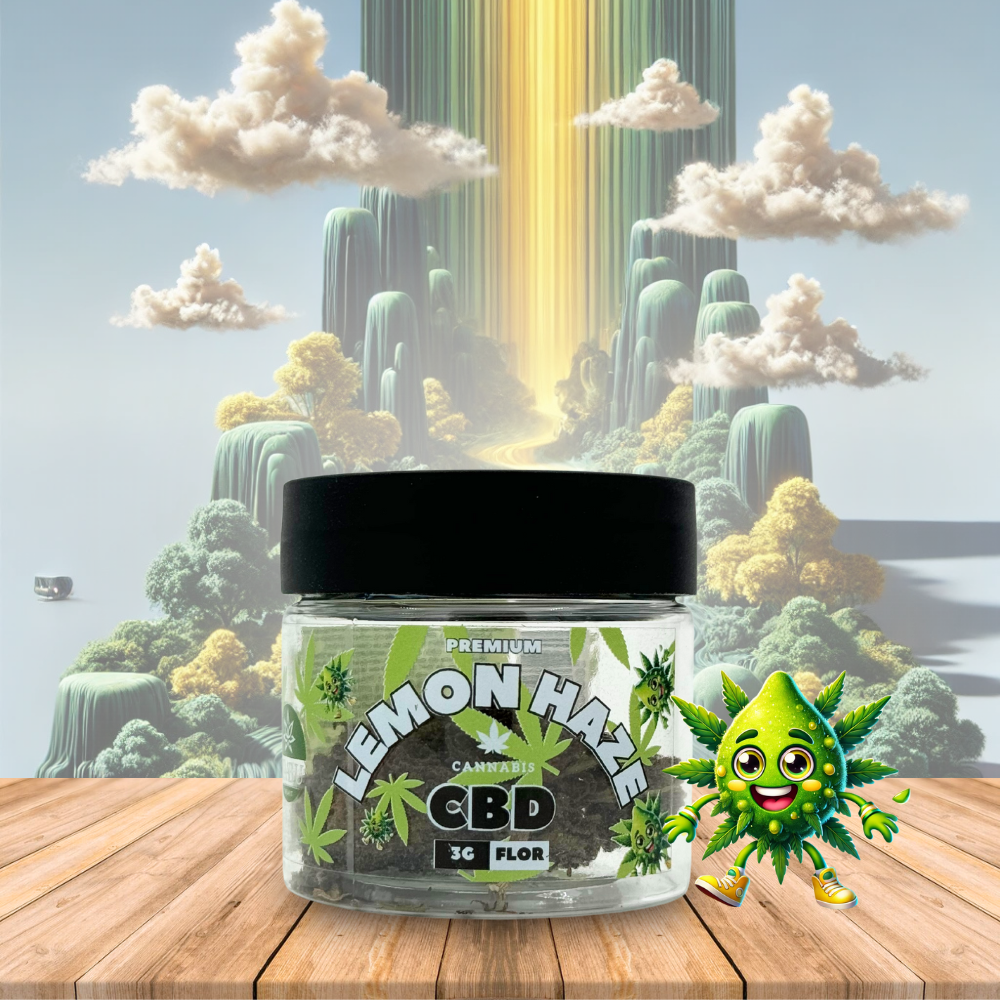 Flor de CBD Lemon Haze Premium, 3g