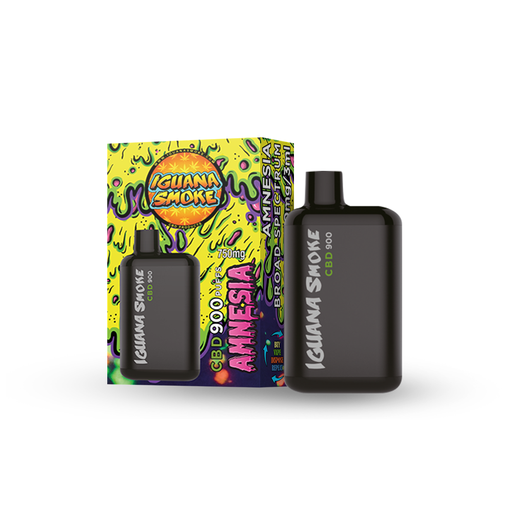 Vape de CBD 750mg, Amnesia, Iguana Pocket, 3ml
