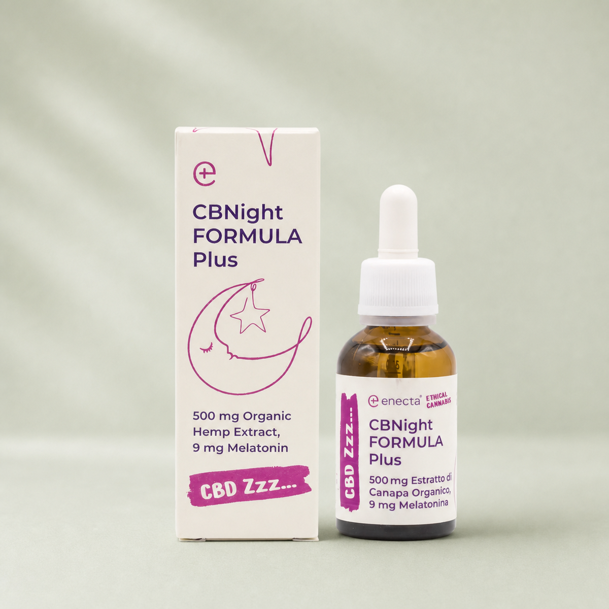 Aceite de CBD, CBN y Melatonina, CBNight Formula Plus, 30ml