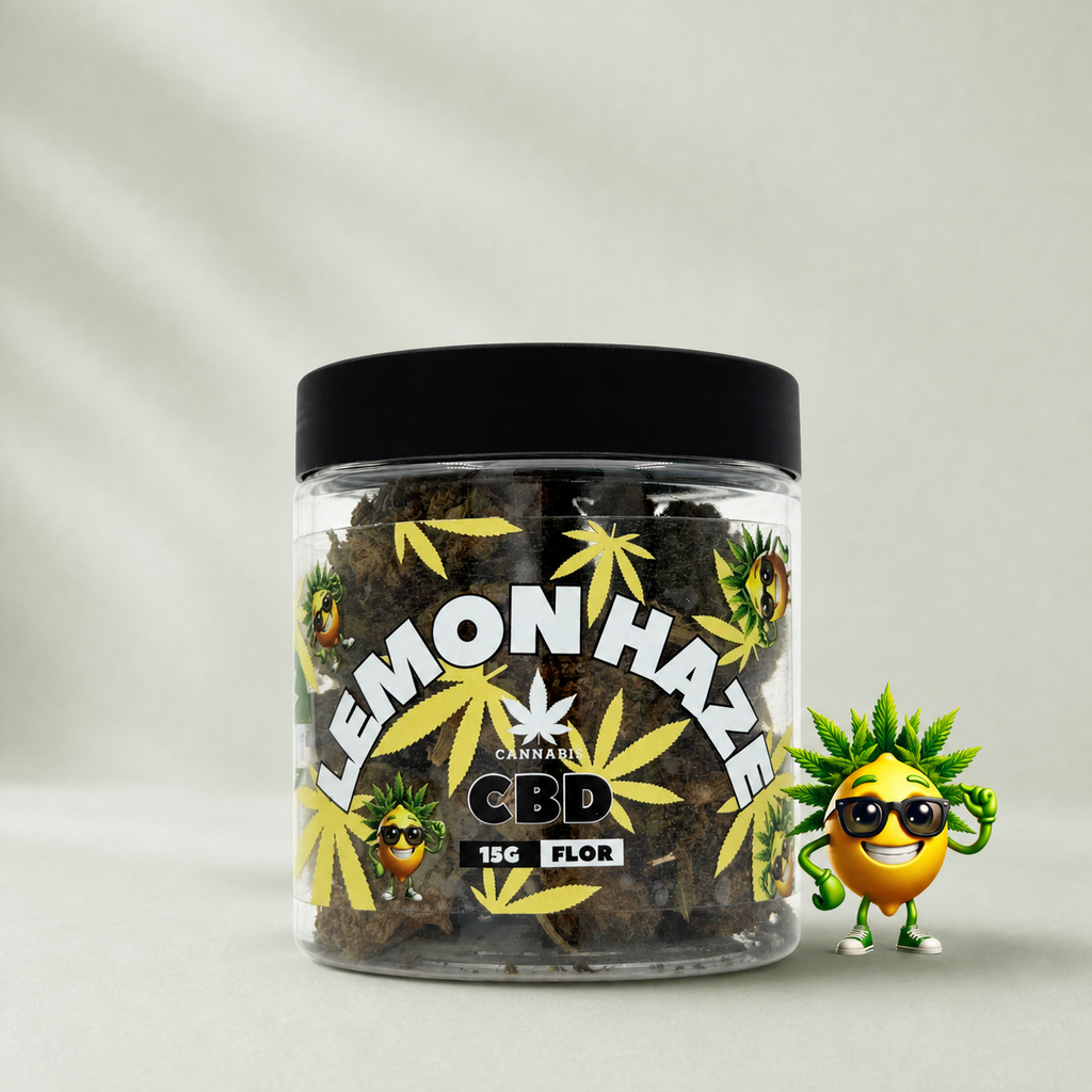 Flor de CBD Lemon Haze, 15 Gramos