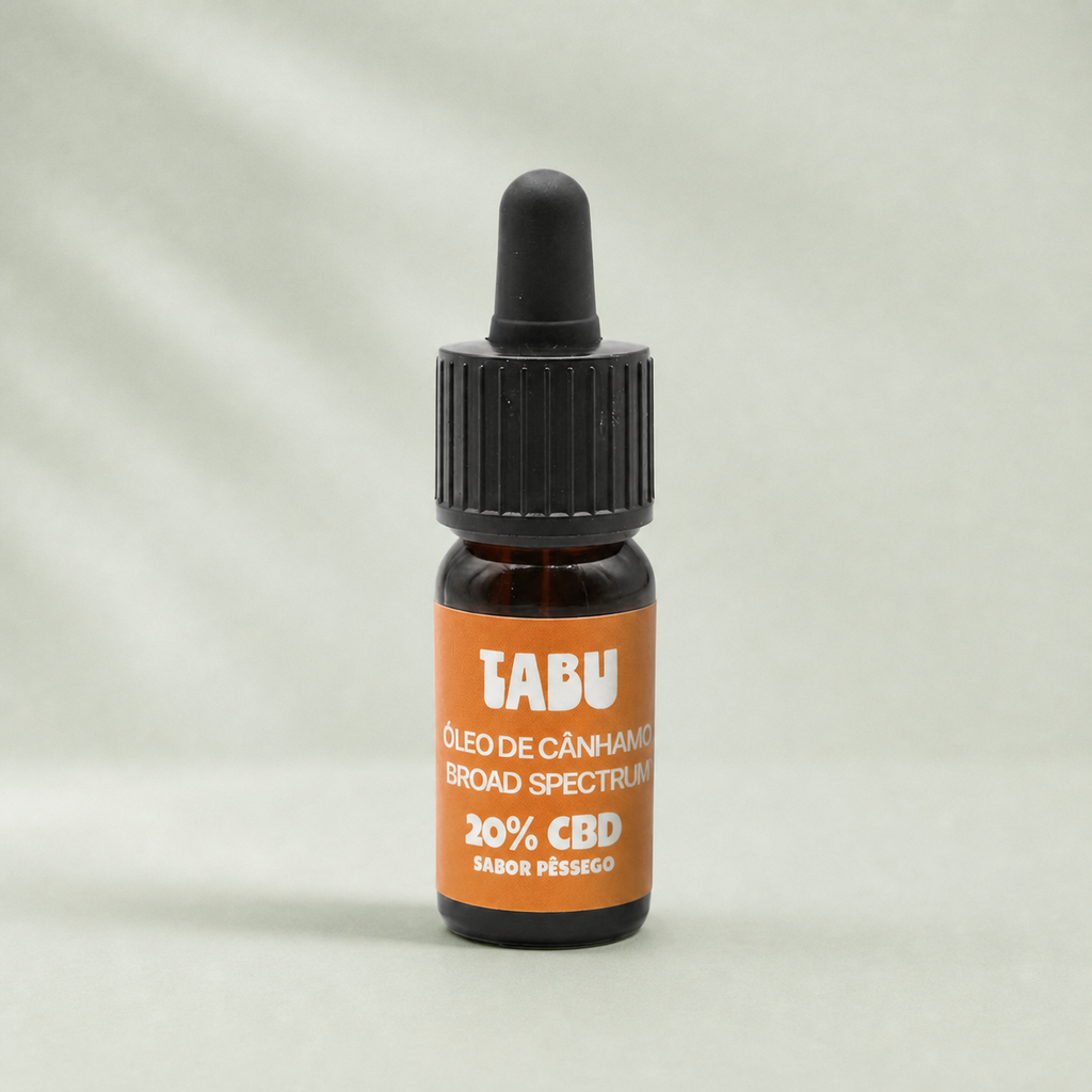 Aceite de cáñamo Broad Spectrum 20 % CBD - Sabor melocotón